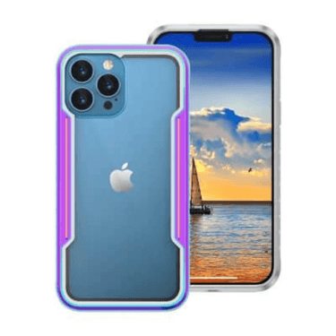iPhone 13 Mini Compatible Case Cover With Premium Shield Shockproof Heavy Duty Armor-Iridescent